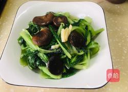 香菇炒小白菜的做法图解8