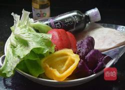 鸡排蔬菜沙拉的做法图解1