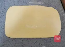 Illustration of how to make pumpkin and green bean rolls 9