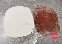 Illustration of how to make cocoa taro paste shell buns 9