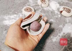 可可芋泥贝壳包的做法图解21