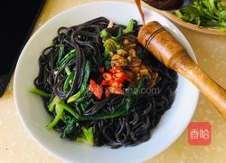 蕨根粉拌菠菜的做法图解8