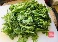 清炒茼蒿的做法图解2