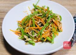 苋菜梗胡萝卜炒肉丝的做法图解14