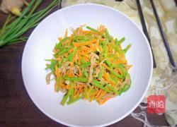 苋菜梗胡萝卜炒肉丝的做法图解15