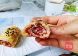 手抓饼培根肉松卷的做法图解8