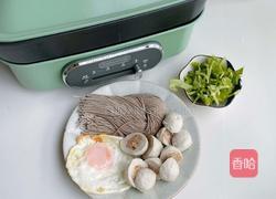 肉丸荞麦面的做法图解2