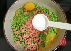 豌豆火腿鸡蛋饼的做法图解5