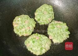 豌豆火腿鸡蛋饼的做法图解8