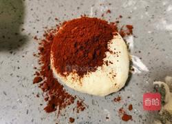 南瓜可可花馒头的做法图解4