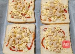 火腿吐司披萨的做法图解5