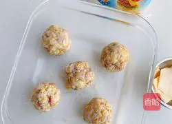 Illustration of how to make cheese rice balls 7