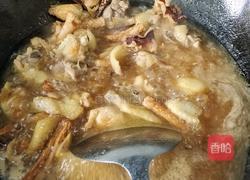 鱿鱼焖鸡的做法图解3