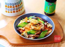 鸡蛋香菇炒时蔬的做法图解14