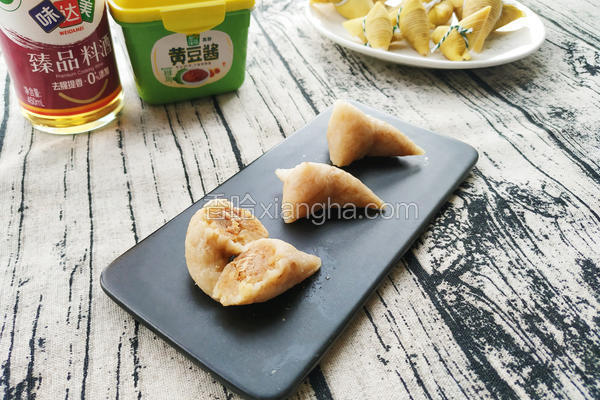 迷你大米酱肉粽