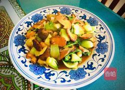 蚝油香菇油菜的做法图解10