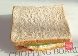 午餐肉鸡蛋三明治的做法图解13