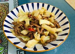 菜花炒肉丝