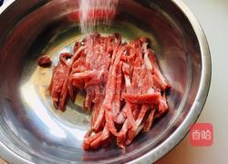 菜花炒肉丝的做法图解4