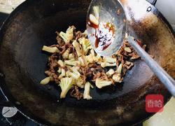 菜花炒肉丝的做法图解12