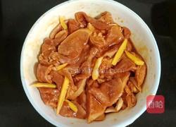 猪舌炒荷兰豆的做法图解4