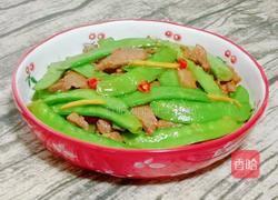 猪舌炒荷兰豆的做法图解15