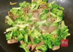 猪舌炒西兰花的做法图解16