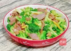 猪舌炒西兰花的做法图解17