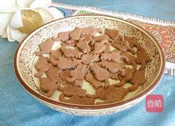 猫咪巧克力饼干的做法图解1