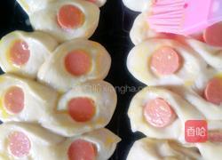 空气炸锅版（火腿肠面包）的做法图解10