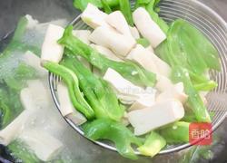 青椒炒豆干边的做法图解7