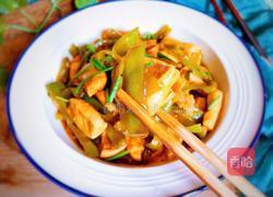 青椒炒豆干边的做法图解14