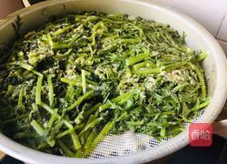炒面蒸茼蒿的做法图解7