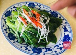 蒜香白灼菜心的做法图解6