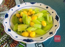 西芹炒白果的做法图解11