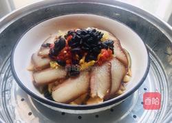 黄豆萝卜干蒸腊肉的做法图解5