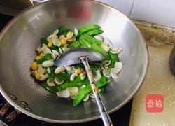 荷兰豆炒百合银杏仁的做法图解9