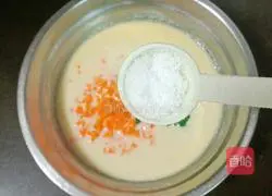 Celery Leaf Carrot Egg Pancake Recipe Illustration 13