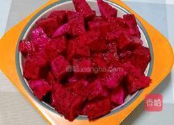 火龙果蜜豆西米露的做法图解8