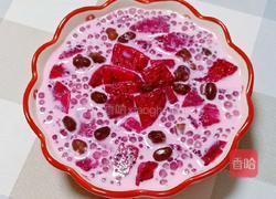 火龙果蜜豆西米露的做法图解14