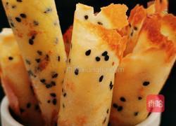 香脆牛奶蛋卷的做法图解8