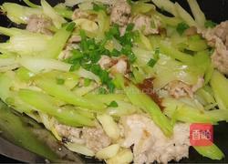 肉片炒西芹的做法图解10