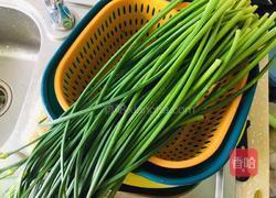 韭菜苔大肉水饺的做法图解2