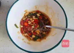 Illustration of how to make peanut butter noodles 6