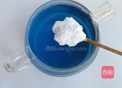 蝶豆花冻撞豆乳的做法图解4