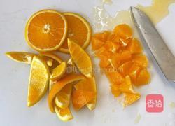 橙子菊花冰饮的做法图解3