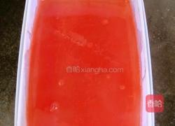 西瓜冰粉西米露的做法图解7