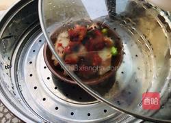 豆豉毛豆蒸腊肉的做法图解8