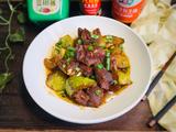 黄瓜焖豚肉