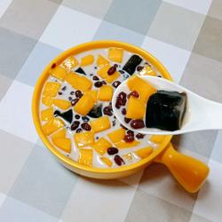 牛奶芒果烧仙草的做法[图]